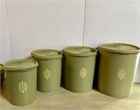 Tupperware Canister Set 4pc