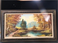 Framed Oil Painting