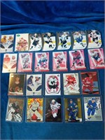 Recent hockey cards. Many rookies.