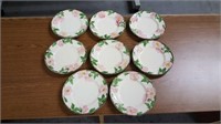 8 Franciscan Desert Rose 8 inch plates