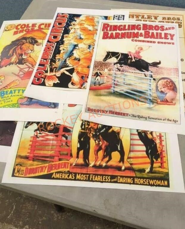 Lot of Circus posters