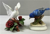 Lenox "Christmas Dove"; Lefton "Blue Bird"
