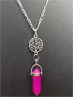 925 stamped 18-in necklace with tree of Life,