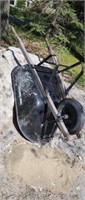 True Temper steel wheelbarrow