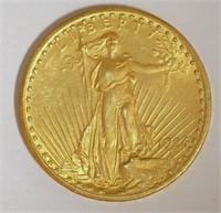 Saint Gaudens 1924 US Double Eagle $20 Gold Coin