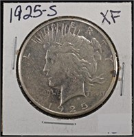 1925-S PEACE DOLLAR XF