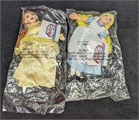 Sealed Disney Store Belle & Alice Bean Bag Dolls B
