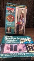NIP Magic Mesh & Patio Door Insulator Kit