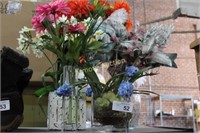 ARTIFICIAL FLOWERS AND VASES