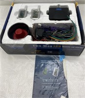 Two Way LCD vehicle security system