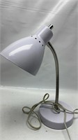 White Gooseneck Desk Lamp