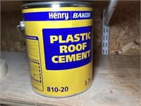 Plastic roof cement