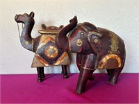 Decorative Camel & Elephant