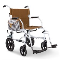 Medline Foldable Transport Chair w Microban for