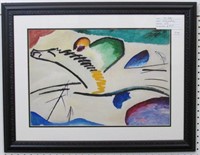 The Rider Giclee by Wassily Kandinsky