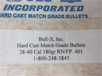 38-40 Cal, 180 Grain RN/FP, 230 Cast Bullets
