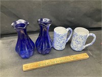 Vases and cups