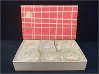 Bohemia Salt Dips/Salt Cellars with Original Box