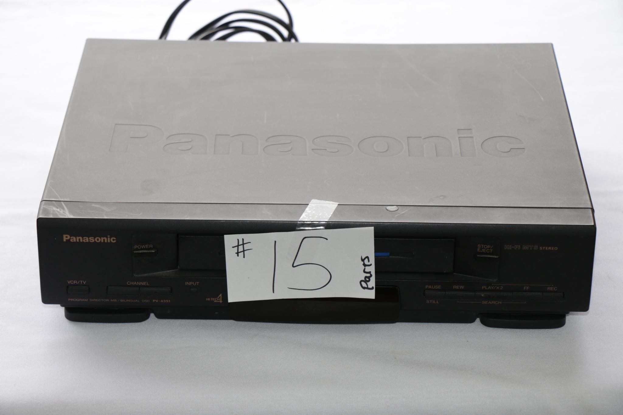 Panasonic VHS player