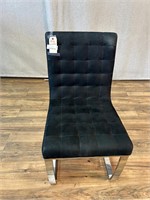 Dakota Jackson Modern Leather & Chrome Chair