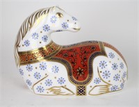 ROYAL CROWN DERBY PAPERWEIGHT - HORSE