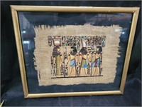 Framed Egyptian Papyrus Art
