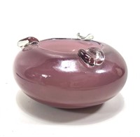 Amethyst Purple Glass Ashtray
