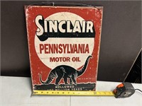 SINCLAIR PENNSYLVANIA MOTOR OIL SIGN