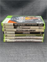 (7) XBOX 360 Games Splinter Cell Battlefield