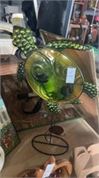 Metal Glass Turtle Stand