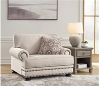 Ashley Merrimore Oversized Linen Chair