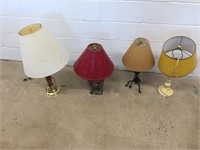 (4) Lamps w/ Shades