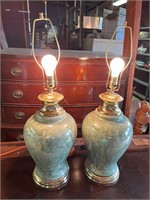 Pair Ceramic Table Lamps