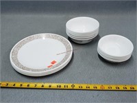 6- Place Correllware Dishes