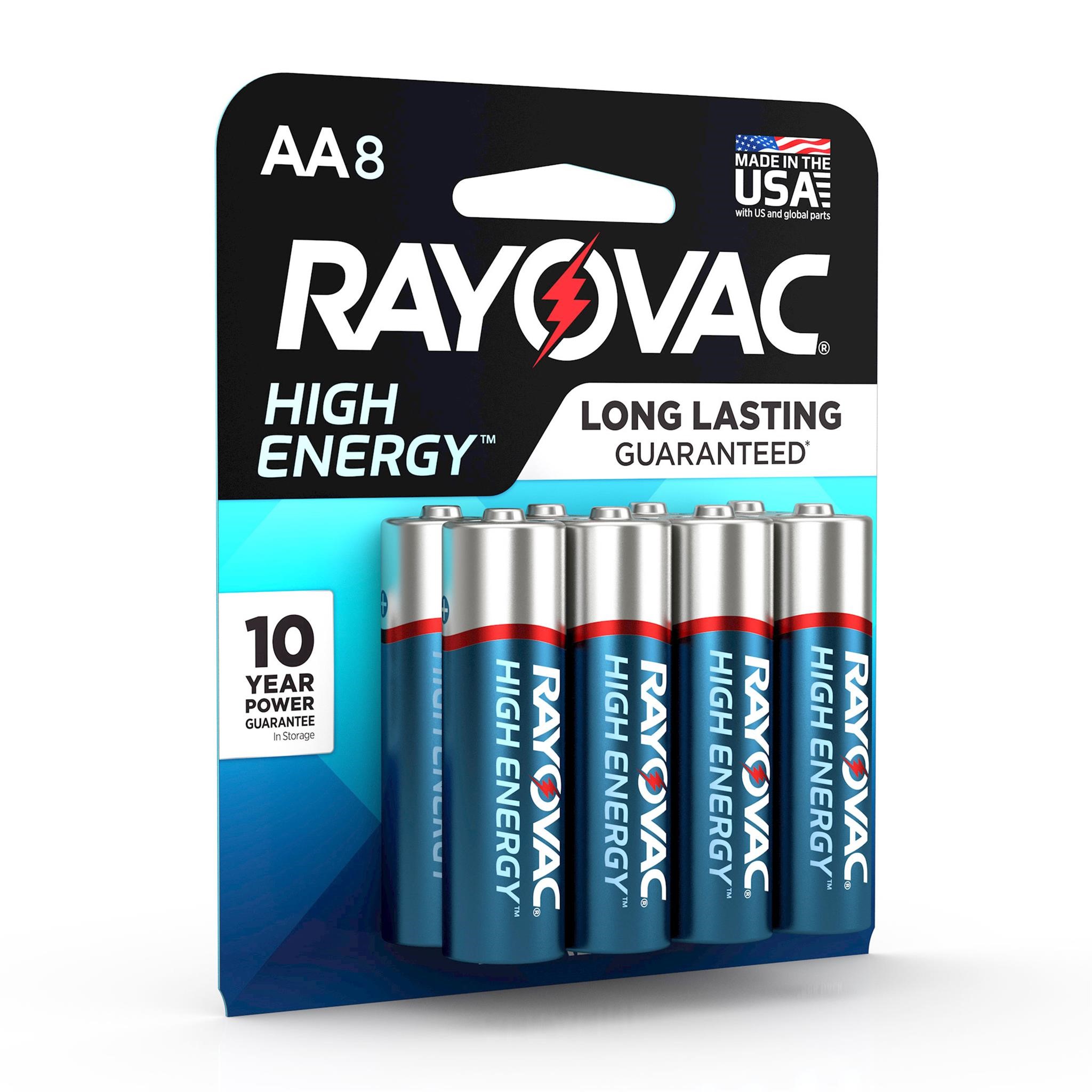 Rayovac Batteries High Energy AA8 24X8EA