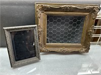 2 Frames - Chicken Wire Wood Frame, Table Frame