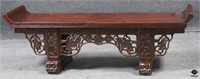 Carved Rosewood Bench