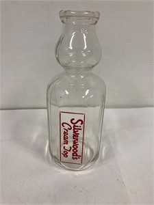 Silverwood milk bottle.