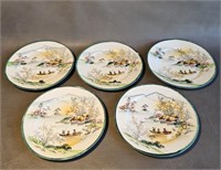 Small Hand Painted Side Dishes -Vintage Japan