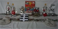 Vintage Christmas Snow Globes & More