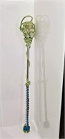 Beautiful Crystal Quartz Green Wand/Beads