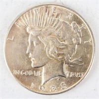 Coin 1935-S  Peace Silver Dollar Almost Unc.