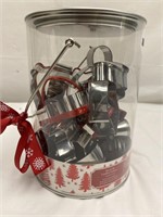Set Of 20 Stainless Steel Holiday Cookie