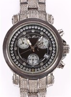 DIAMOND COVERED JOE RODEO MEN'S WATCH