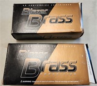 W - 2 BOXES OF BLAZER BRASS AMMUNITION (W14)