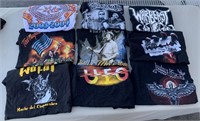 W - LOT OF 9 GRAPHIC TEES SIZE 2XL (Q28)