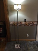 Harley Davidson metal floor lamp, 6' tall