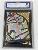 Stephen Curry - 2021 Panini Revolutions Graded 10