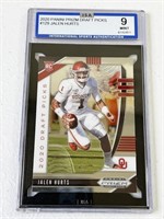 Jalen Hurts - 2020 Panini - Graded - RC