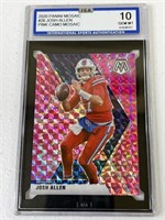 Josh Allen - 2020 Panini - Graded - Pink Camo RC